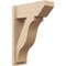 Ekena Millwork 7 1/2-in W x 18-in D x 26-in H Funston Slat Rough Cedar Woodgrain TimberThane Outlooker, Primed Tan OUTUR075X18X26FST24RCPR - alternate 1